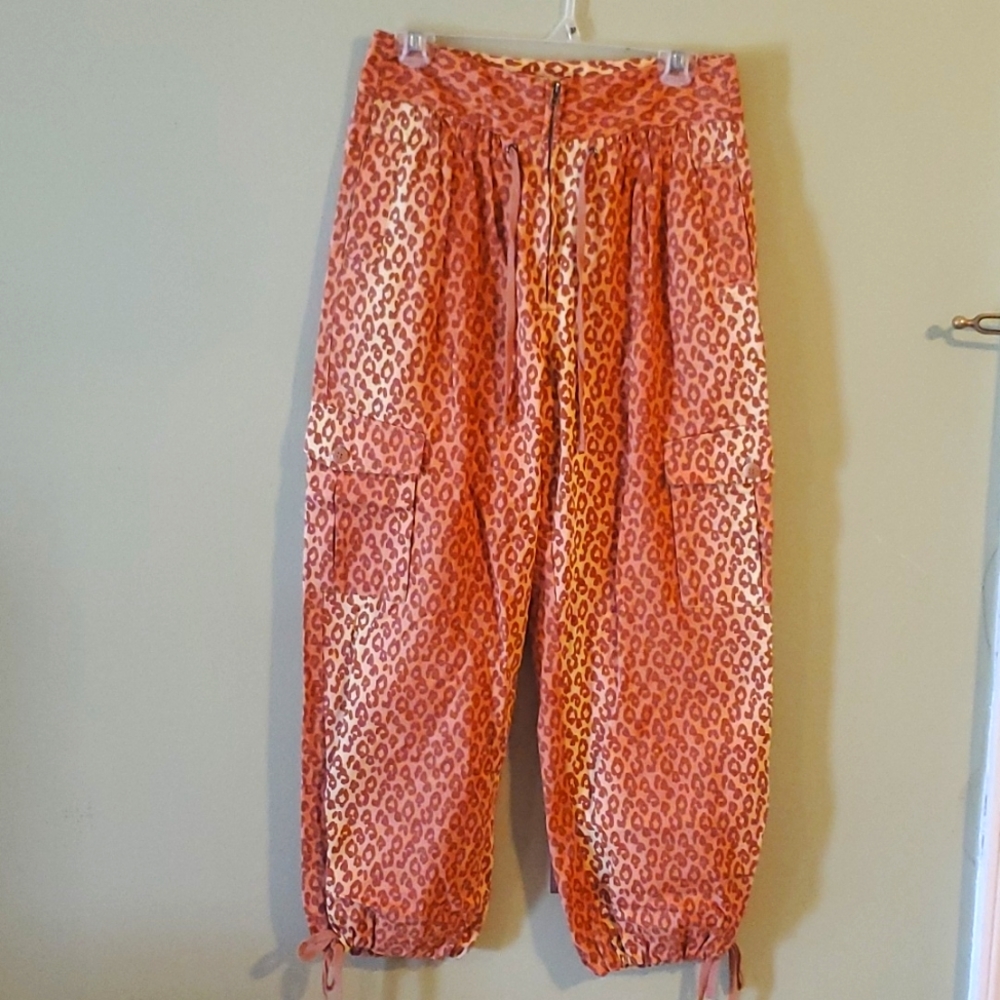 Venus leopard print cargo pants